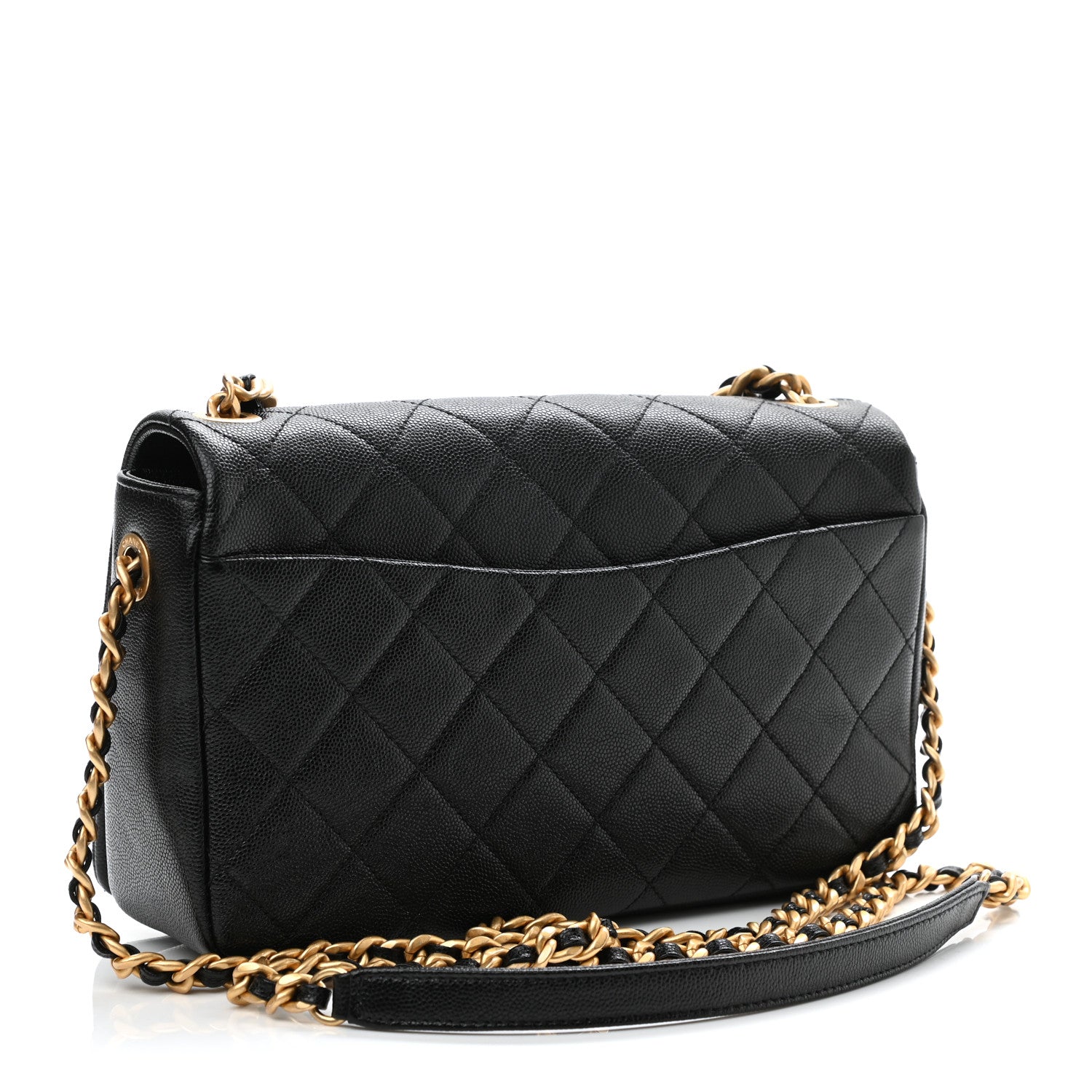 Chanel Caviar Quilted Medium Fashion Therapy Flap Bag Black 3 of 11