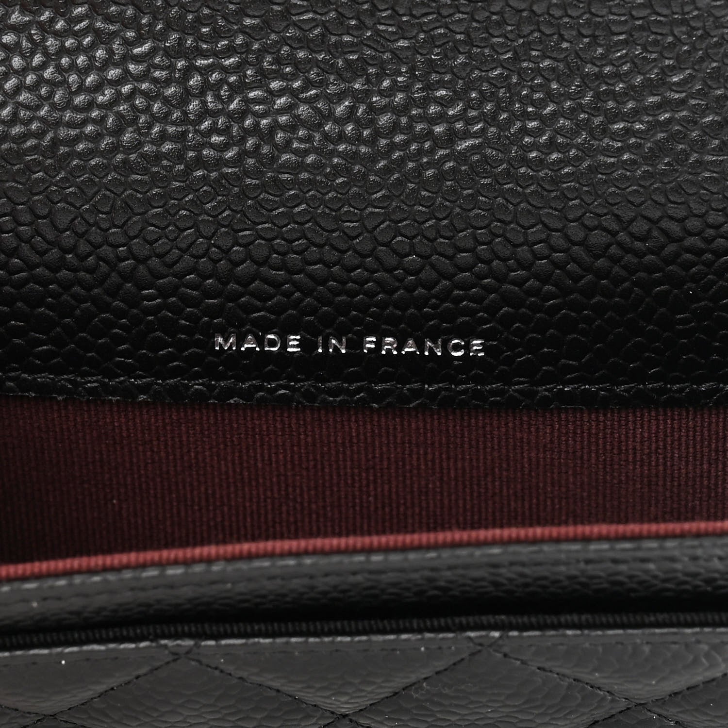 Chanel Caviar Quilted Flap Card Holder Wallet Black 7 of 9
