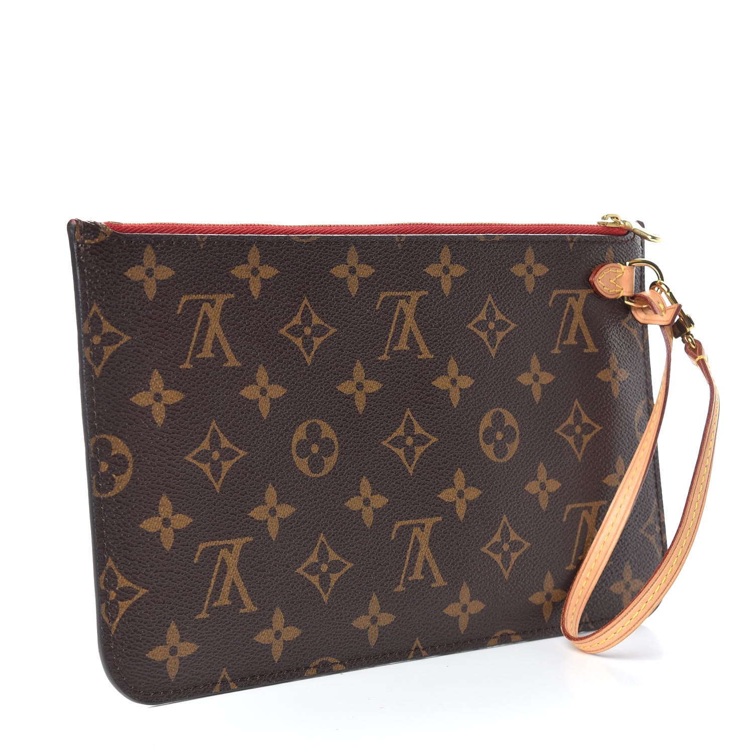 Louis Vuitton Monogram Neverfull MM GM Pochette Cherry 2 of 8