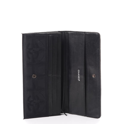 Chanel Nylon Travel Flap Wallet Black 5 of 12
