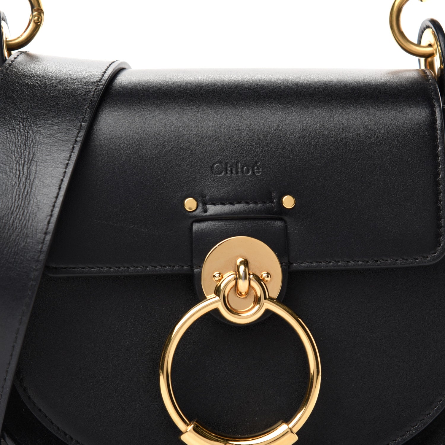 Chloe Calfskin Small Tess Bag Black 10 of 10