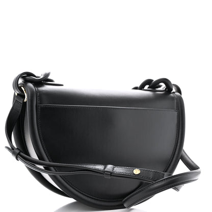 Salvatore Ferragamo Calfskin Aura Shoulder Bag Black 3 of 13