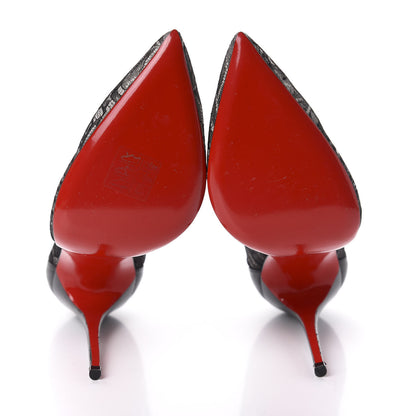 Christian Louboutin Lace Vegetale Follies Lace 120 Pumps 38 Version Black 5 of 10