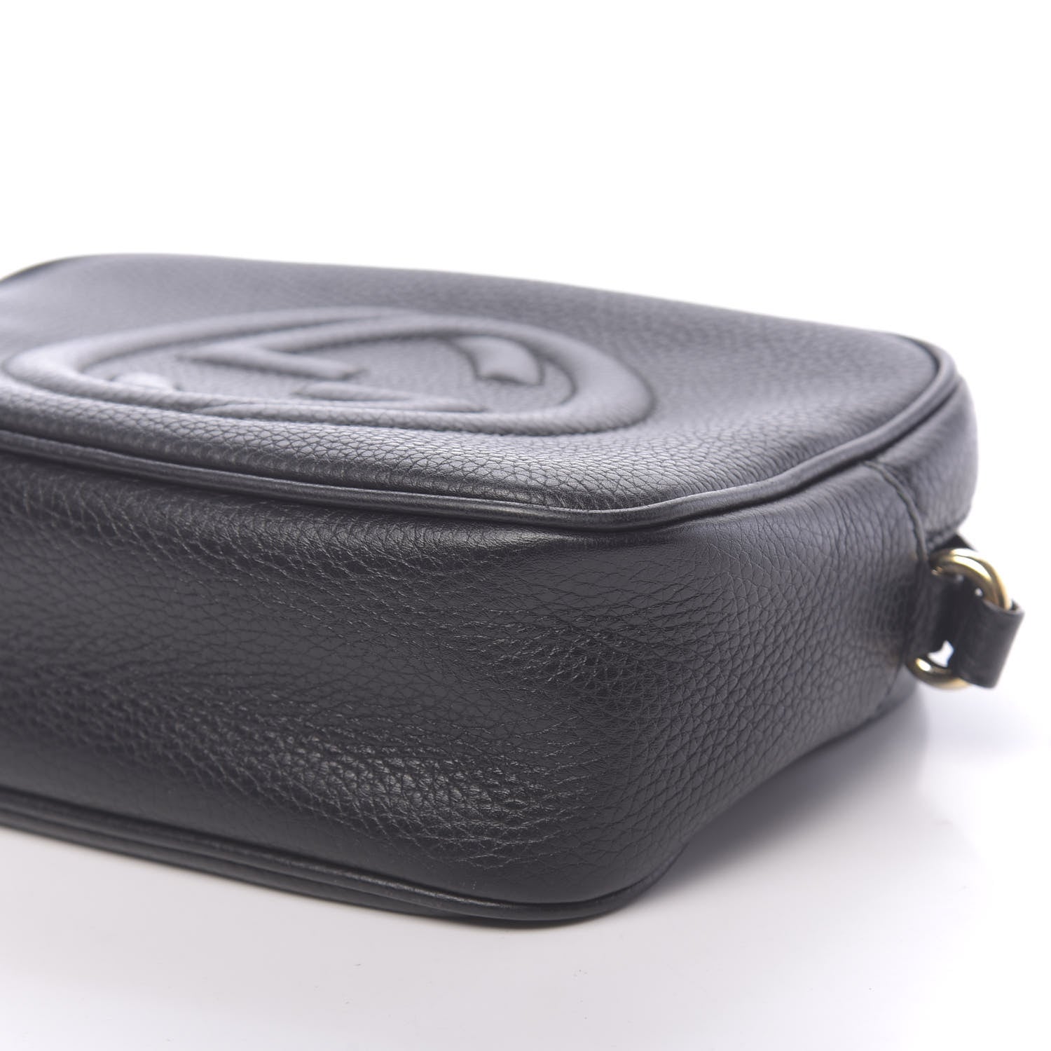 Gucci Pebbled Calfskin Small Soho Disco Bag Black 10 of 11