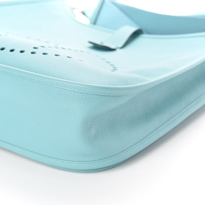 Hermes Epsom Evelyne III GM Bleu Atoll 9 of 9