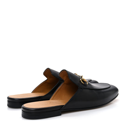 Gucci Calfskin Womens Princetown Slippers 36.5 Black 5 of 11