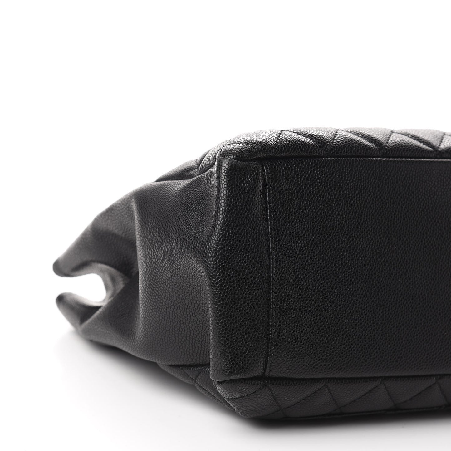 Caviar Quilted Grand Shopping Tote GST Black