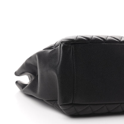 Chanel Caviar Quilted Grand Shopping Tote GST Black 6 of 10