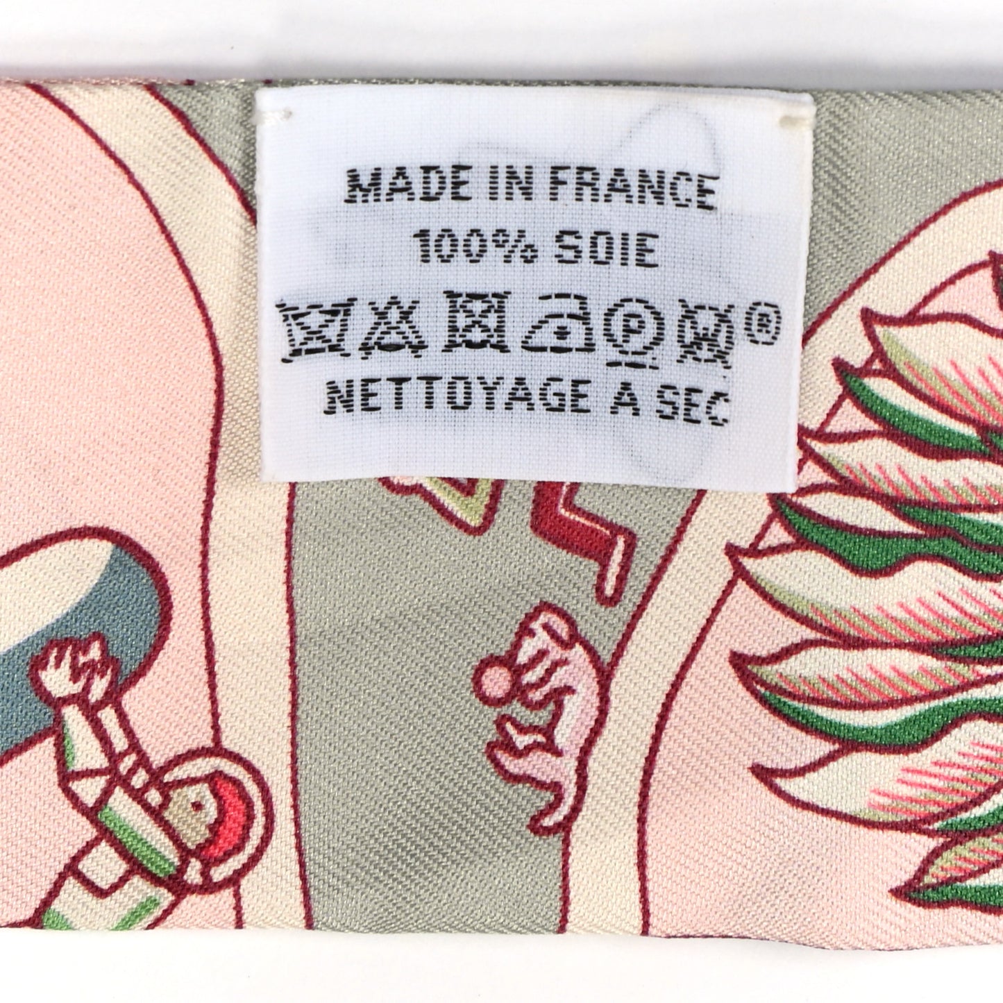 Silk Exposition Universelle Twilly Rose Poudre Vert