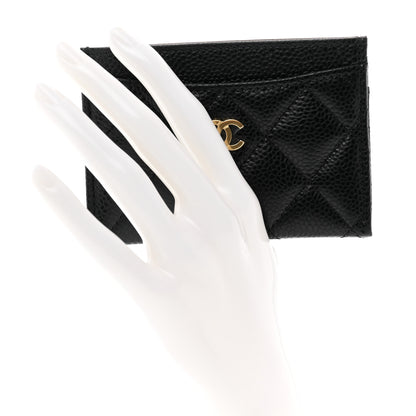 Chanel Caviar Quilted Card Holder Black 2 of 9