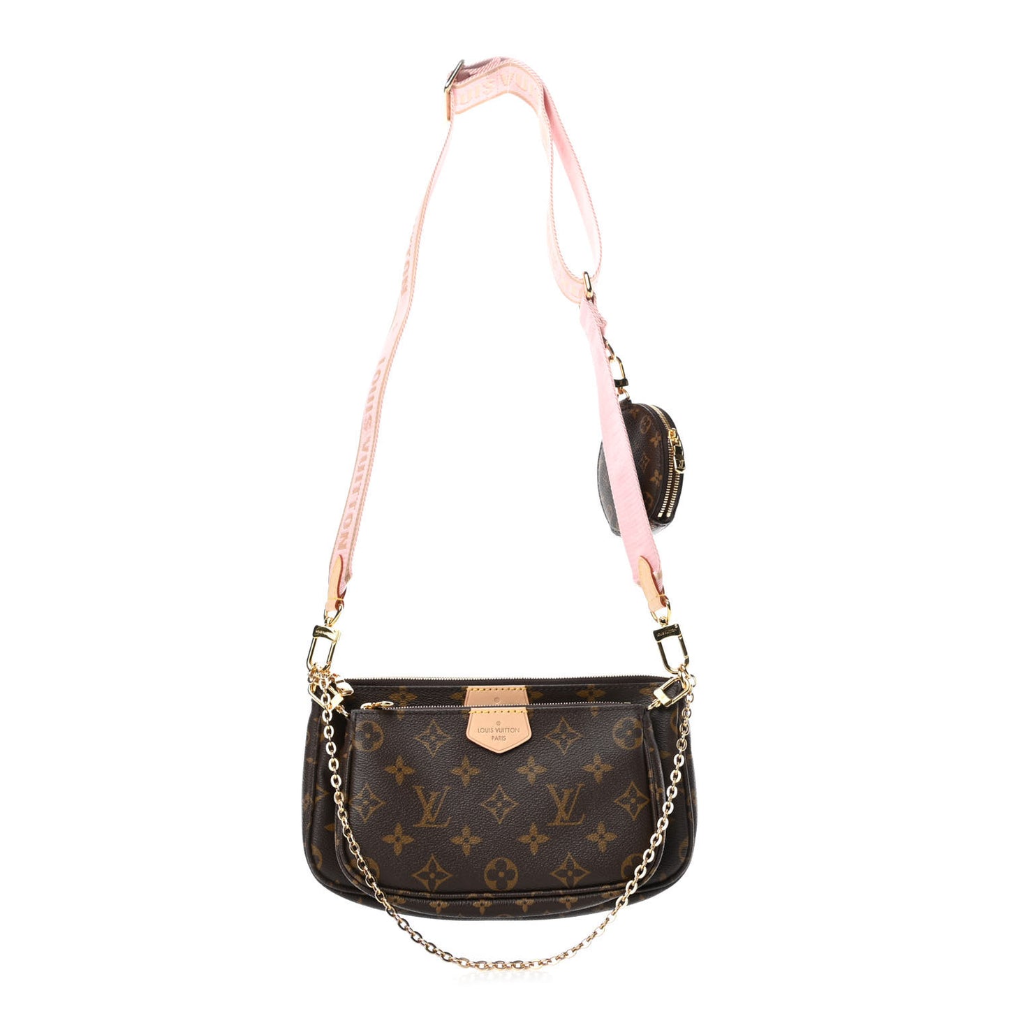 Monogram Multi Pochette Accessories Rose Clair