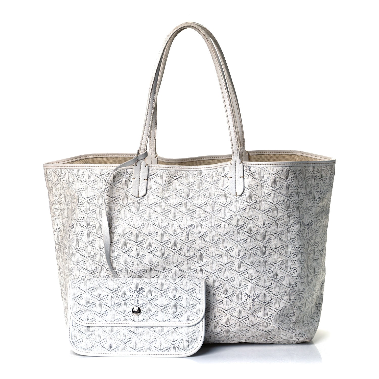 Goyard Goyardine Saint Louis PM White 1 of 25