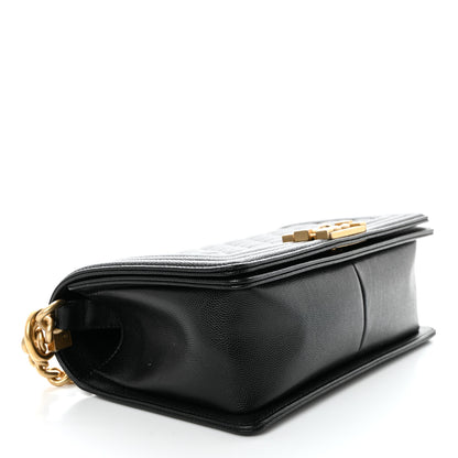 Chanel Caviar Quilted Medium Boy Flap Black 4 of 10