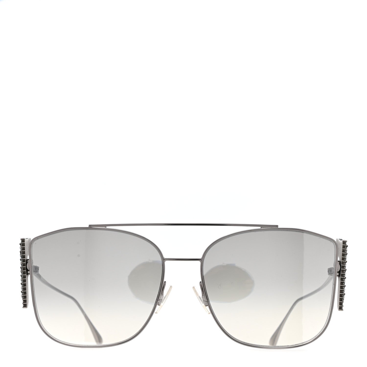 Fendi Crystal Freedom Sunglasses 0380G/S Silver 2 of 7
