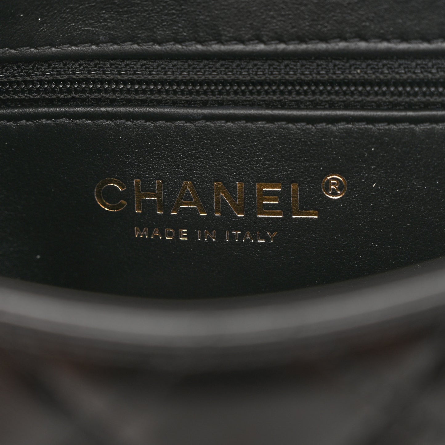 Shiny Aged Calfskin Quilted Nano Kelly Shopper Black
