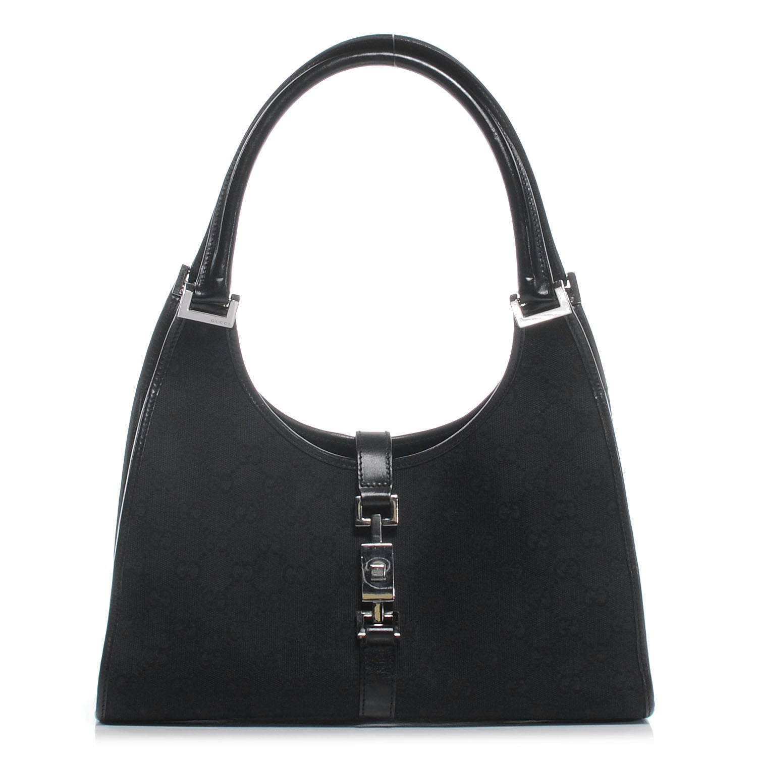 Gucci Monogram Small Bardot Black 1 of 6