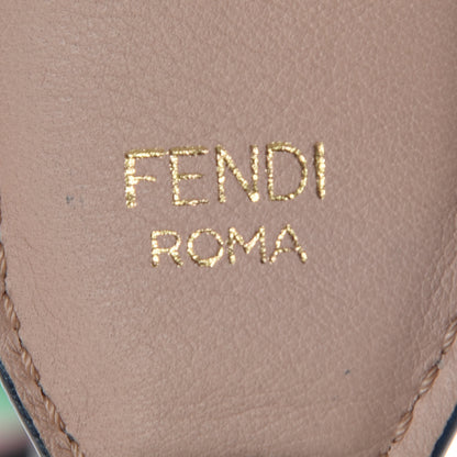 Fendi Vitello Dolce Plexiglass Bi-Color Studded Strap You Grigio Perla Plaster Multicolor 4 of 5