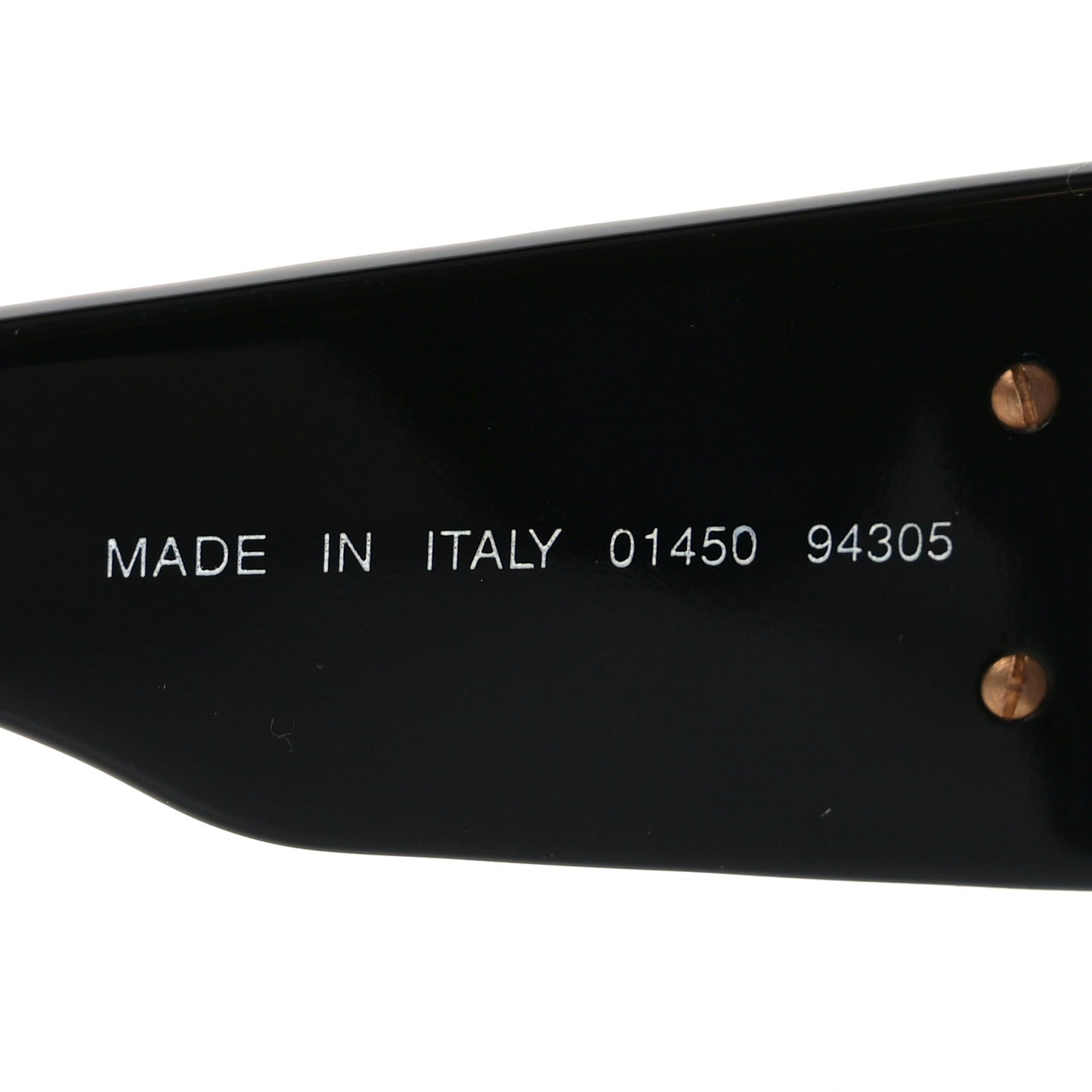 Acetate Quilted Sunglasses 01450 Black