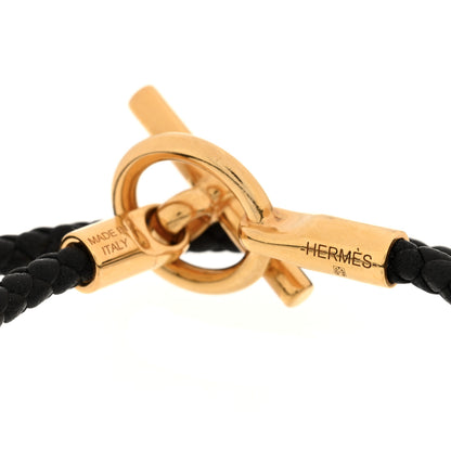 Hermes Swift Double Tour Glenan Bracelet T3 Black 4 of 4