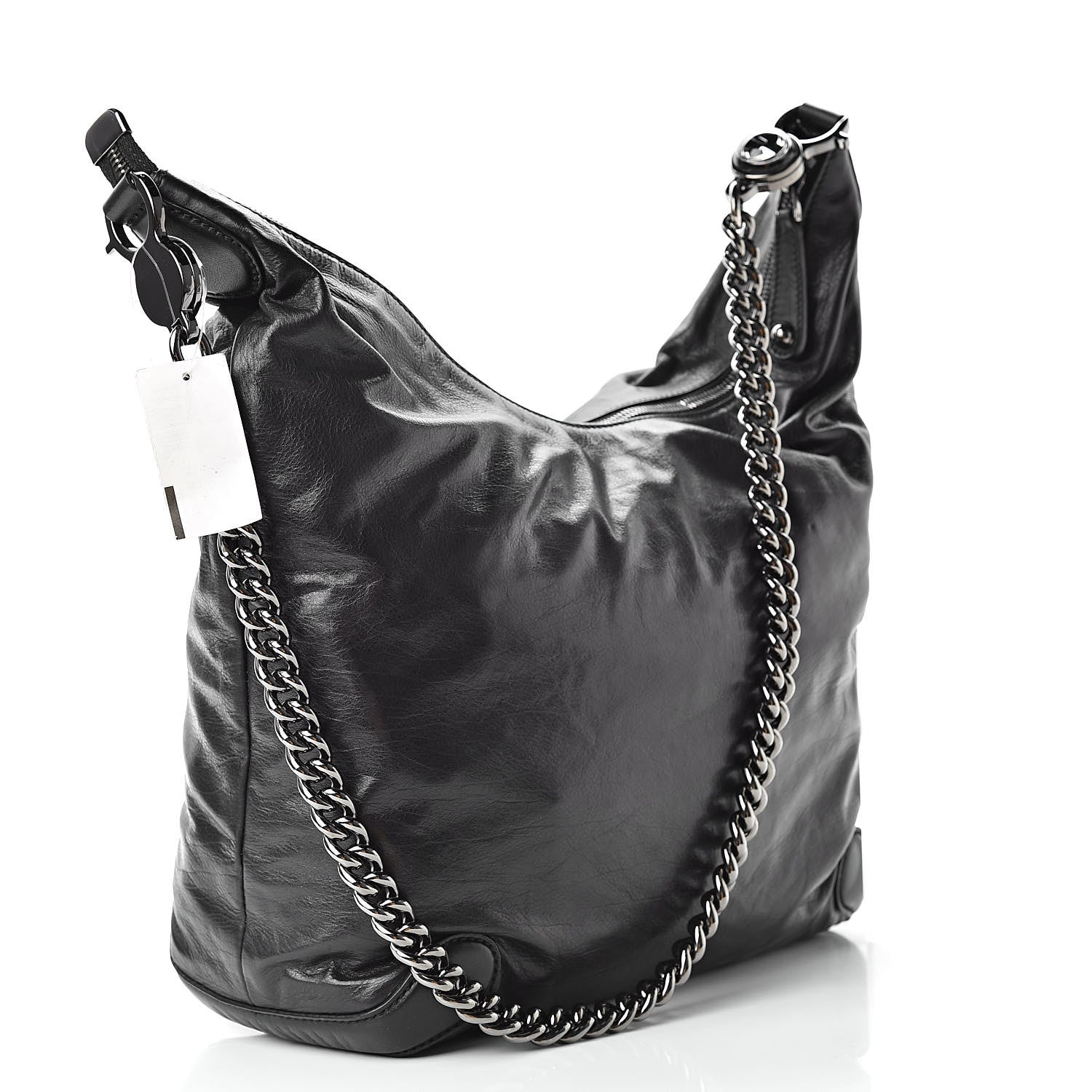 Gucci Calfskin Medium Galaxy Hobo Black 3 of 10