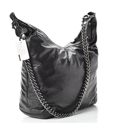 Gucci Calfskin Medium Galaxy Hobo Black 3 of 10