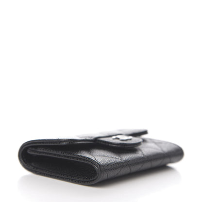 Chanel Caviar Quilted Flap Card Holder Black 3 of 8