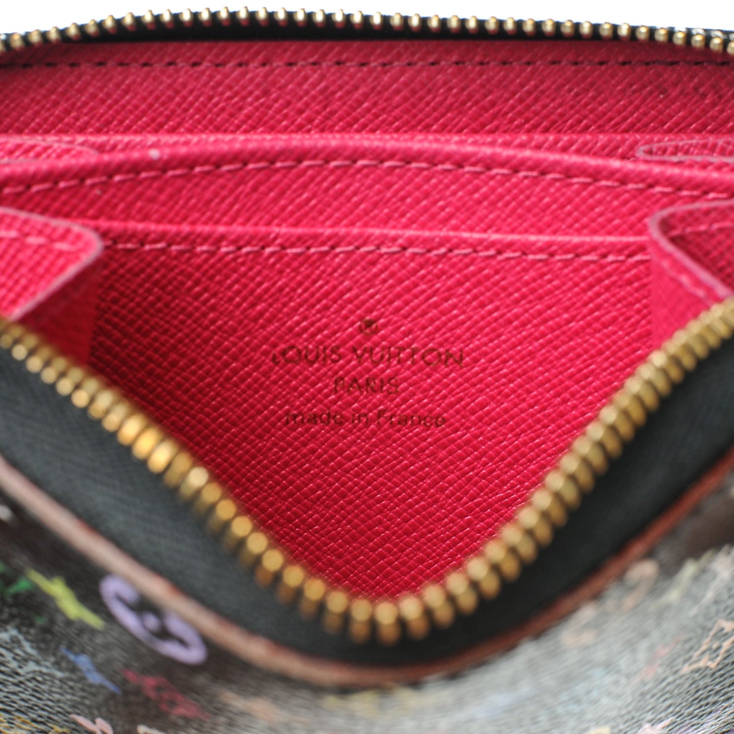 Monogram Multicolor Zippy Coin Purse Black Grenade