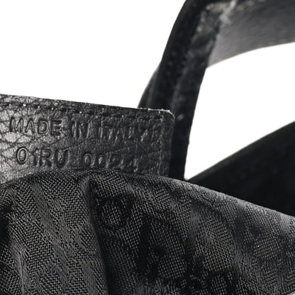Christian Dior Grained Calfskin Saddle Bag Black 7 of 10