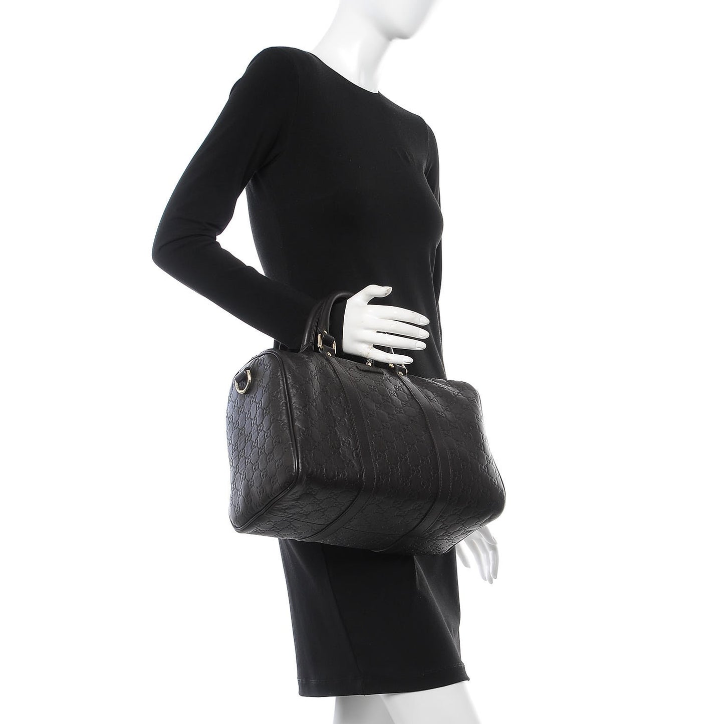 Guccissima Medium Joy Boston Dark Brown