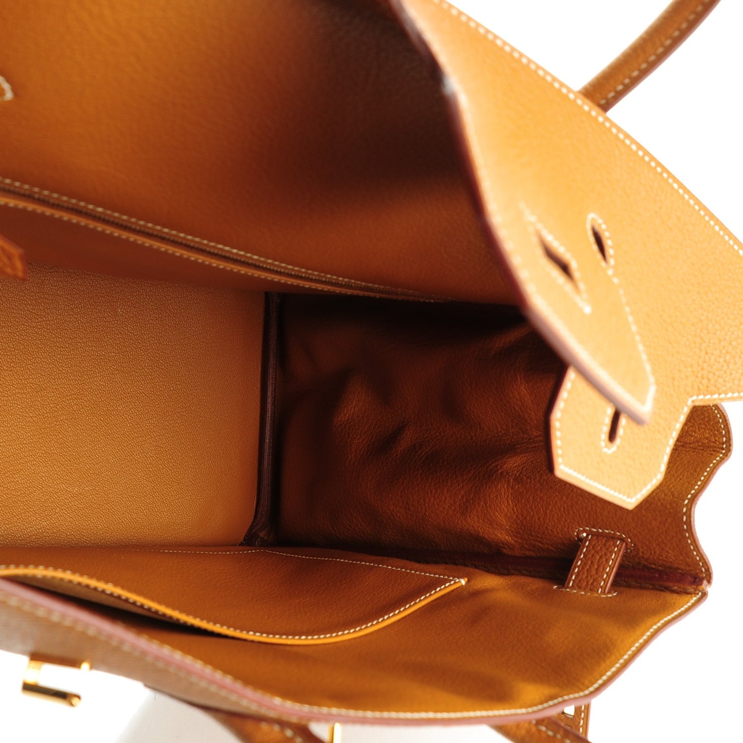 Chevre De Coromandel HAC Birkin 32 Caramel