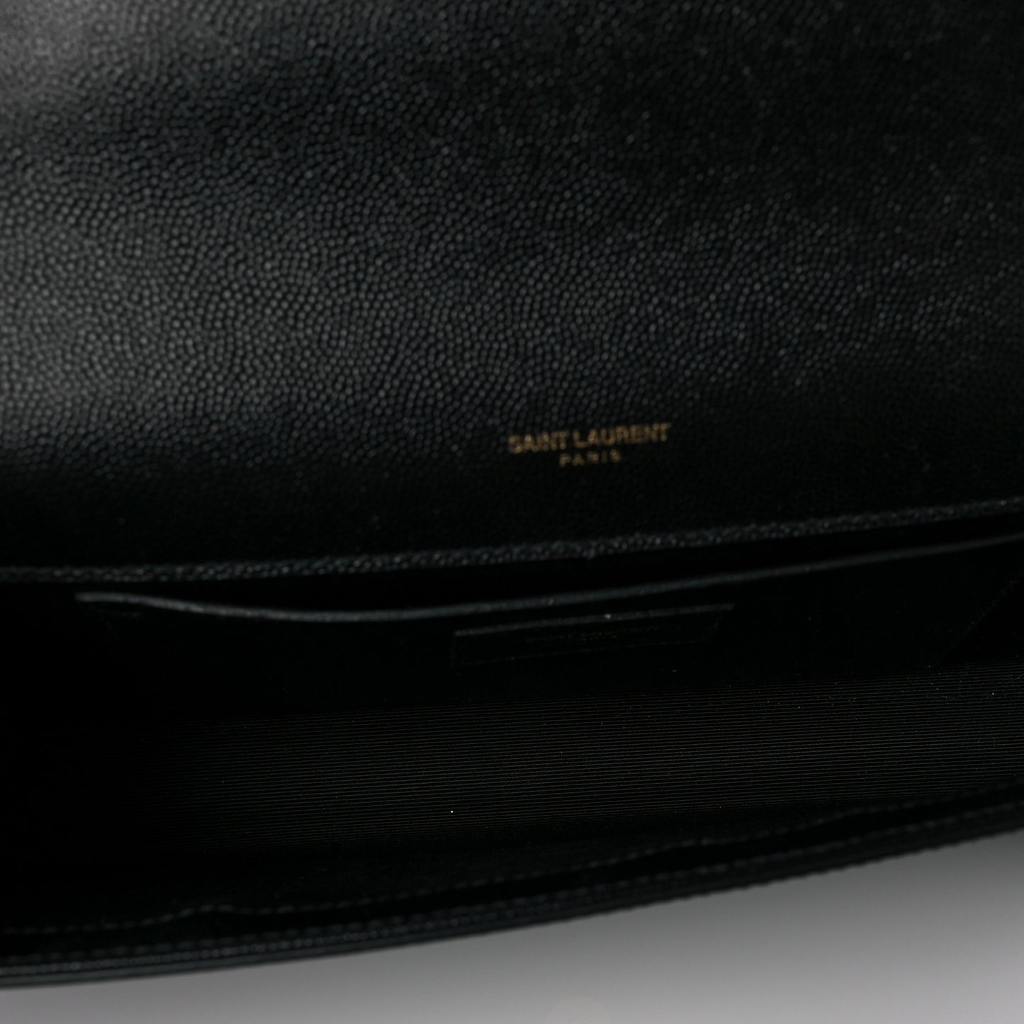 Grain De Poudre Classic Monogram Tassel Clutch Black