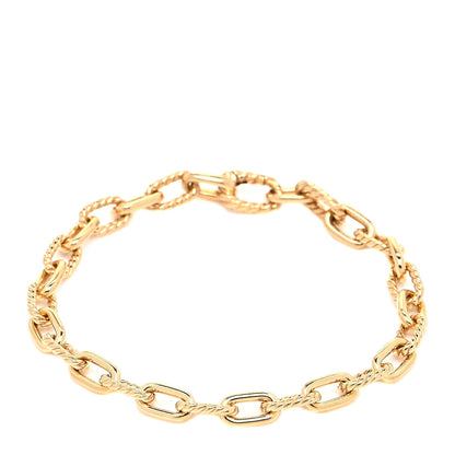 David Yurman 18K Yellow Gold 6mm Madison Classic Chain Bracelet 1 of 5