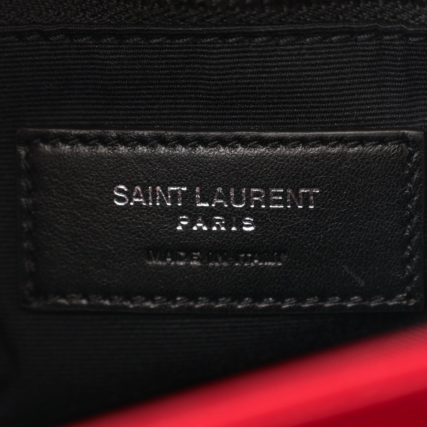 Calfskin Y Quilted Monogram Toy Loulou Crossbody Bag Rouge Eros