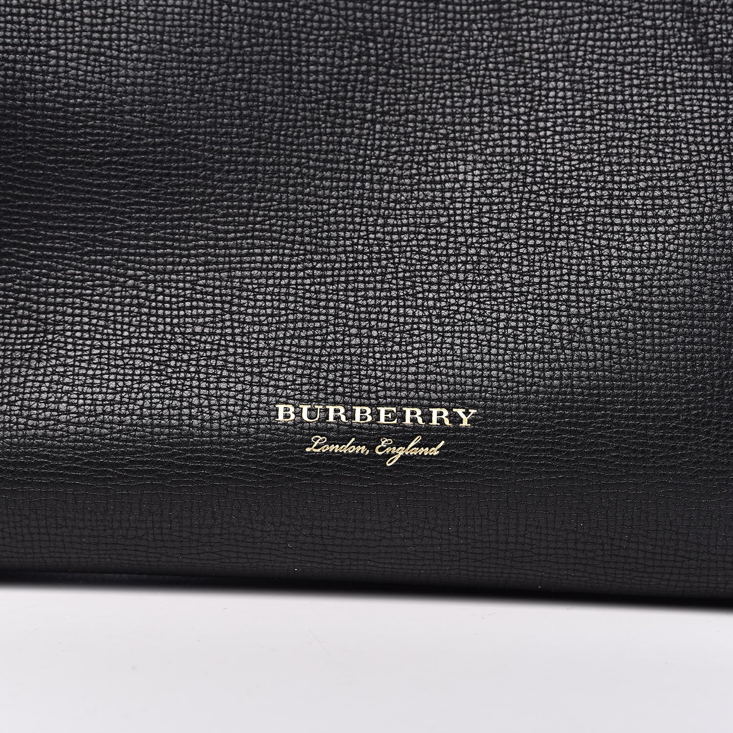 Burberry Derby Calfskin House Check Medium Camberley Black 11 of 11