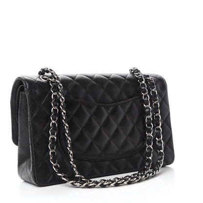 Chanel Caviar Quilted Medium Double Flap Black 3 of 11