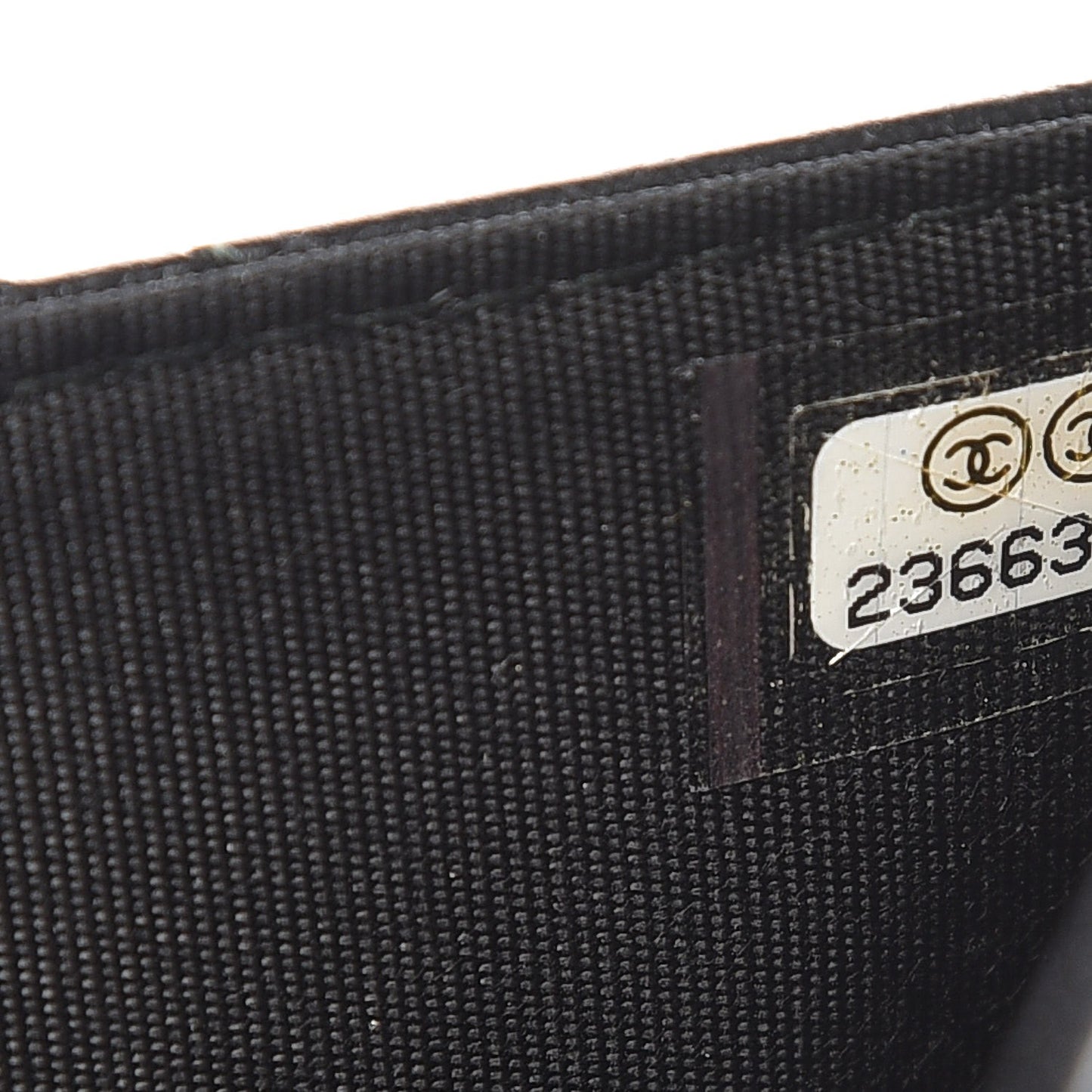 Lambskin Quilted Trendy CC Wallet On Chain WOC Black