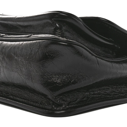 Saint Laurent Crinkled Calfskin Matelasse Monogram Baby Niki Chain Satchel Black 10 of 10
