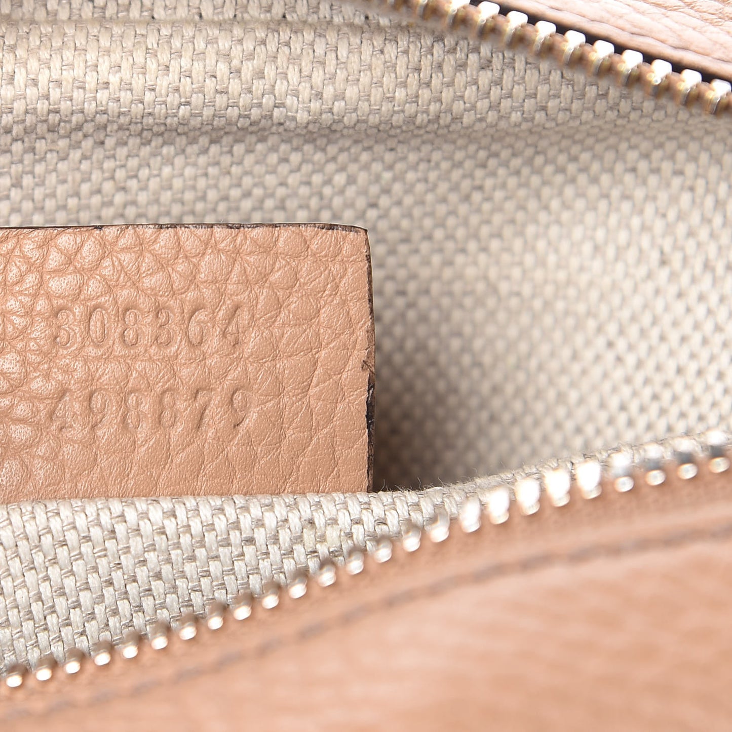 Pebbled Calfskin Small Soho Disco Bag Camelia