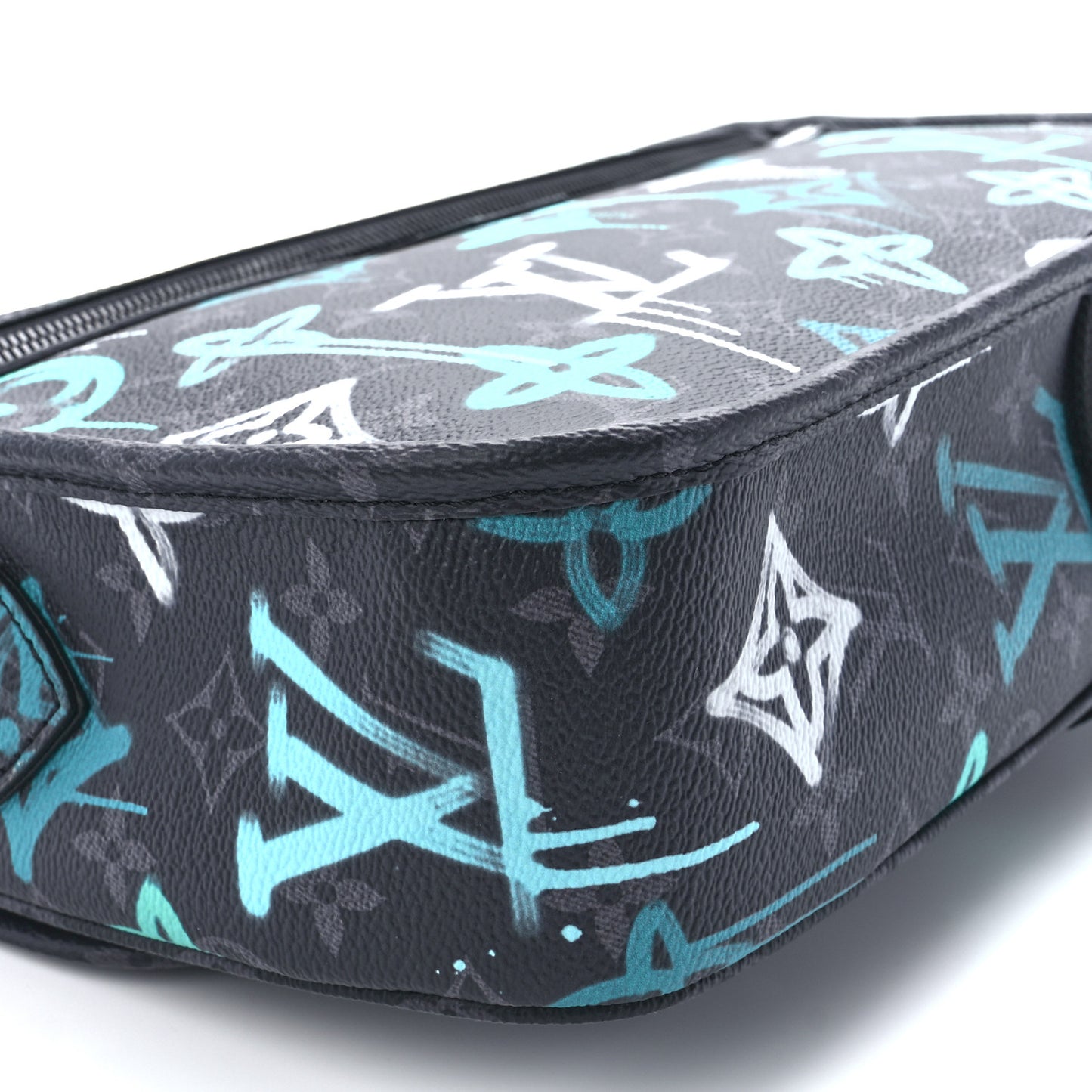 Monogram Eclipse LV Graffiti Archy Messenger MM Green Lights