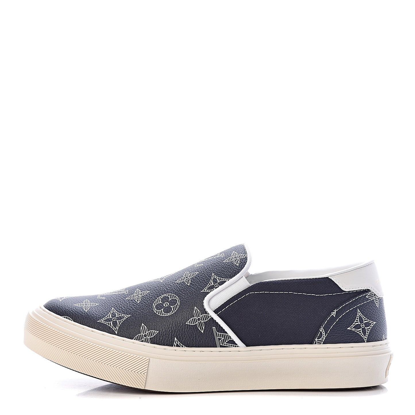 Savane Monogram Trocadero Slip On Sneakers 6 Encre