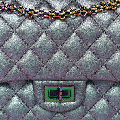 Chanel Iridescent Lambskin Quilted 2.55 Reissue 225 Flap Light Purple 8 of 13