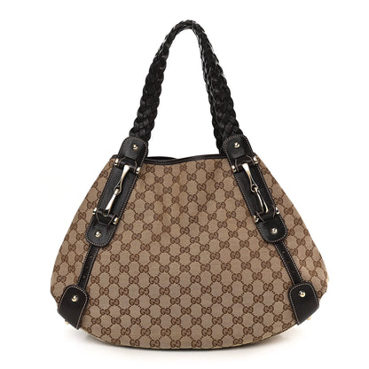 Gucci Monogram Medium Pelham Shoulder Bag Dark Brown 1 of 12