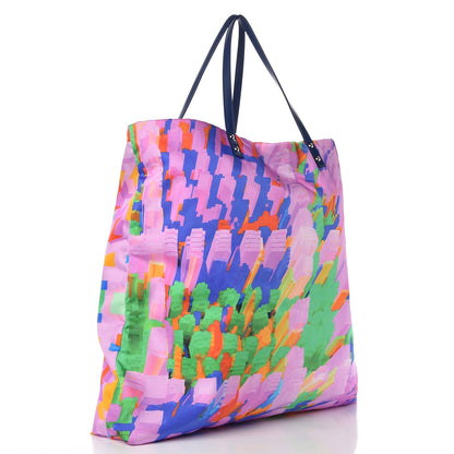 Chanel Nylon Printed CC Tote Multicolor 4 of 9
