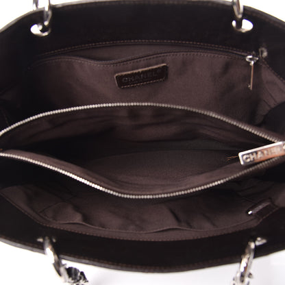 Chanel Caviar Quilted Grand Shopping Tote GST Dark Brown 7 of 26