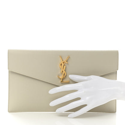Saint Laurent Grain De Poudre Uptown Pouch Crema Soft 2 of 7