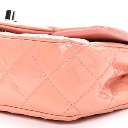 Chanel Patent Calfskin Quilted Mini Rectangular Flap Light Pink 8 of 13