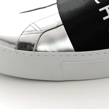 Givenchy Calfskin Band Logo Mens Urban Street Sneakers 43 Silvery 10 of 11