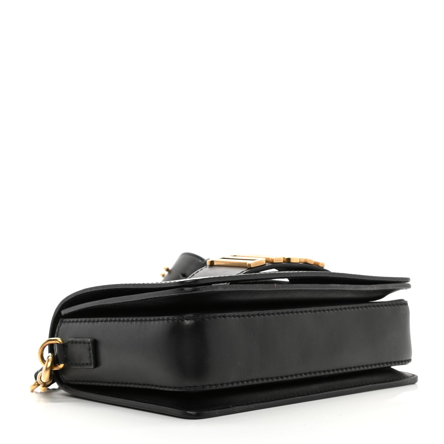 Smooth Calfskin Dio(r)evolution Flap Bag Black