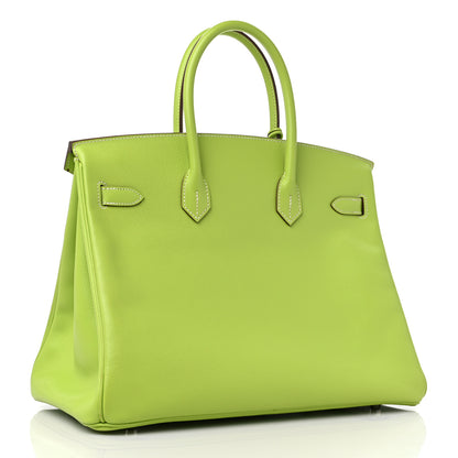 Hermes Epsom Candy Birkin 35 Kiwi Lichen 3 of 9