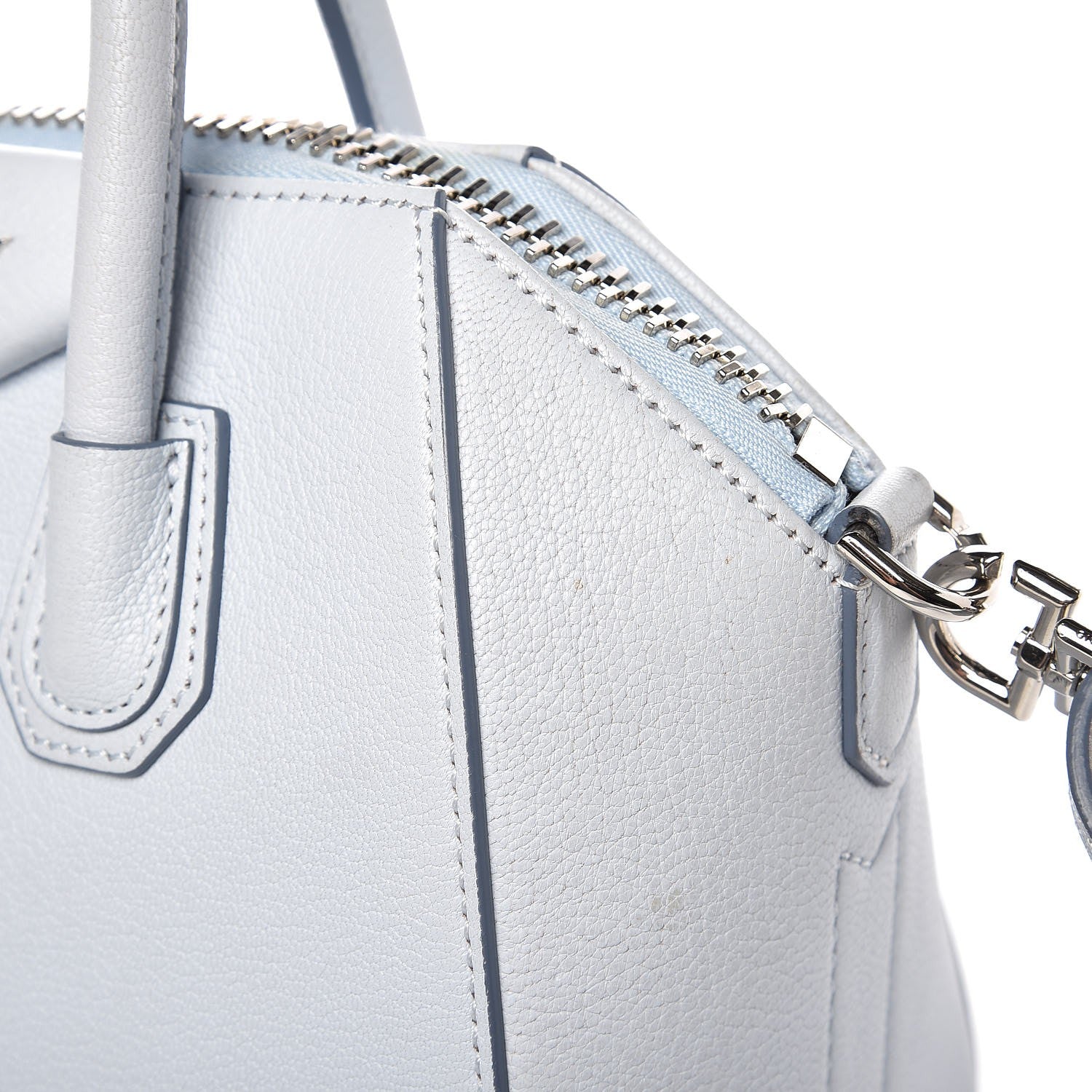 Givenchy Sugar Goatskin Mini Antigona Baby Blue 5 of 8